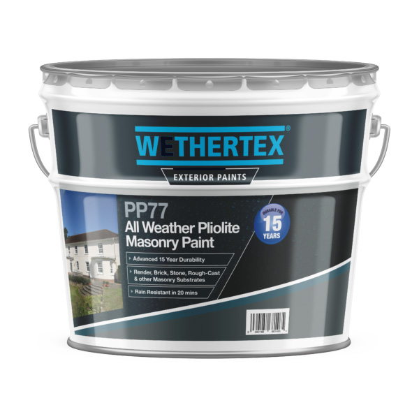 Wethertex PP77 All-Weather Pliolite Masonry Paint